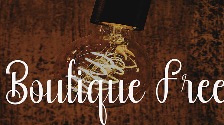 Boutique Free Font