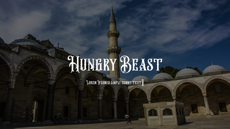 Hungry Beast Font
