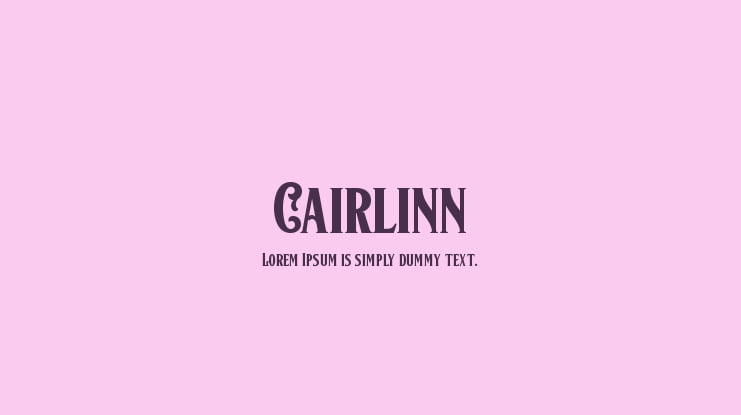 Cairlinn Font