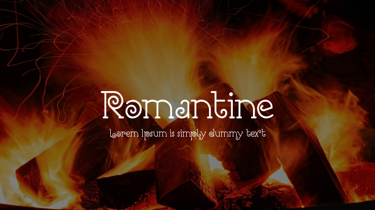 Romantine Font