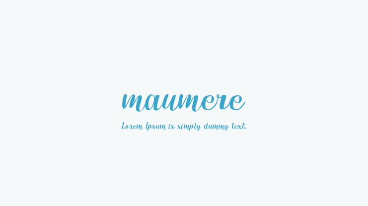 maumere Font