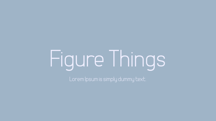 Figure Things Font