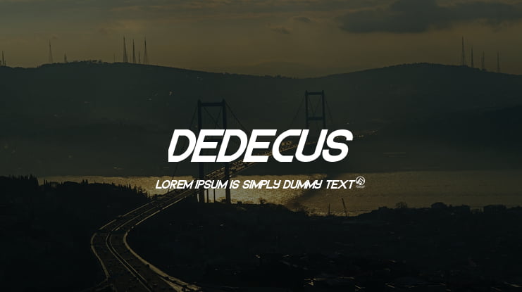 Dedecus Font
