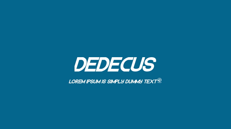 Dedecus Font