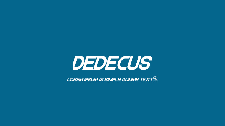 Dedecus Font
