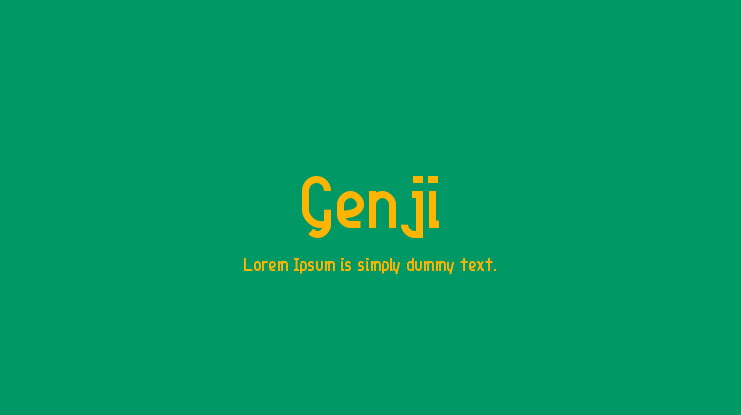 Genji Font Family