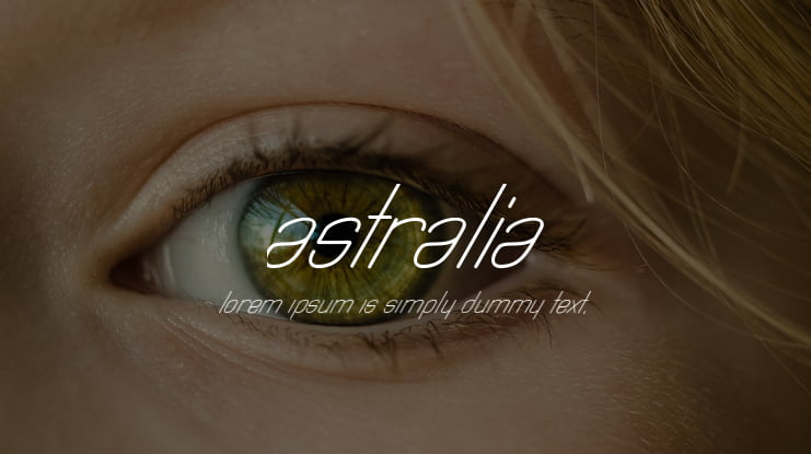 Astralia Font