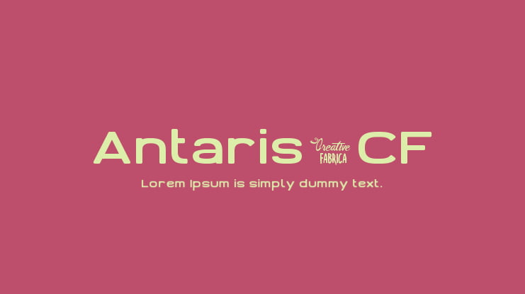 Antaris_CF Font