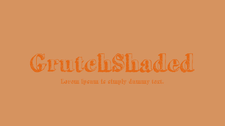 GrutchShaded Font