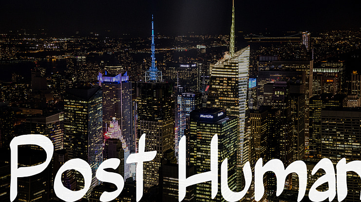 Post Human Font