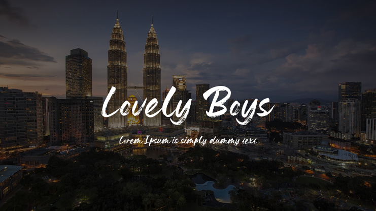 Lovely Boys Font