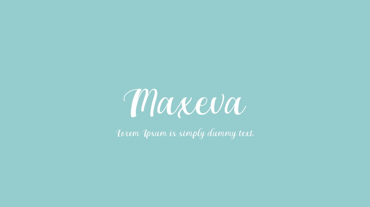 Maxeva Font