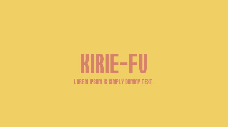 Kirie-Fu Font