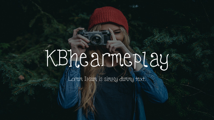 KBhearmeplay Font