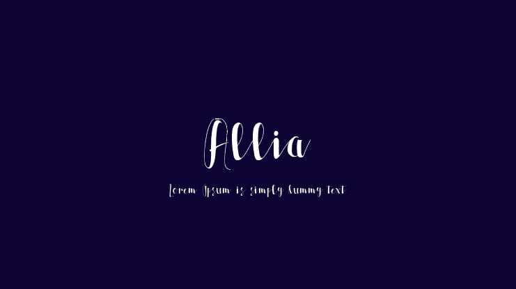 Allia Font