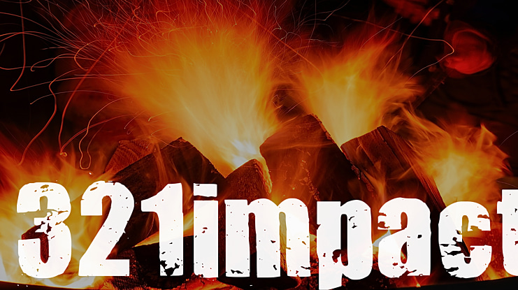 321impact Font Family