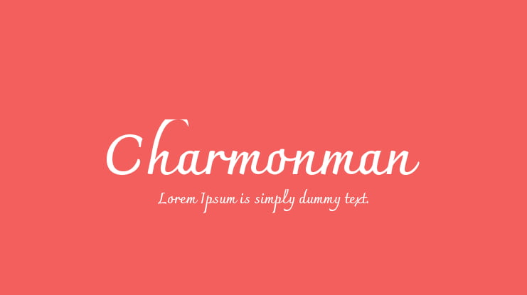 Charmonman Font Family