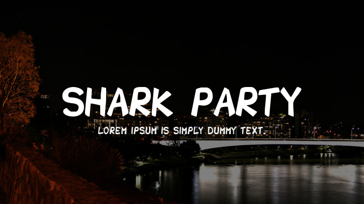 Shark Party Font