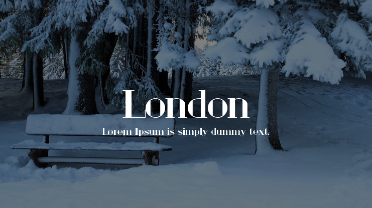 London Font Family