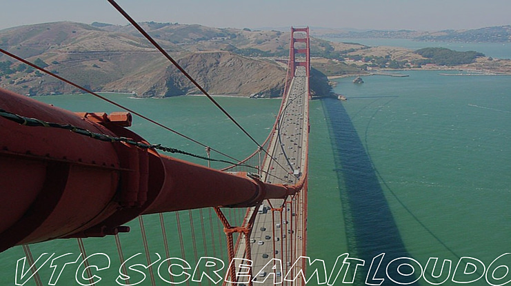 VTC Scream it Loud Font Family