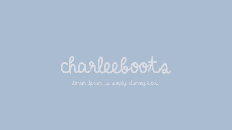 charleeboots Font