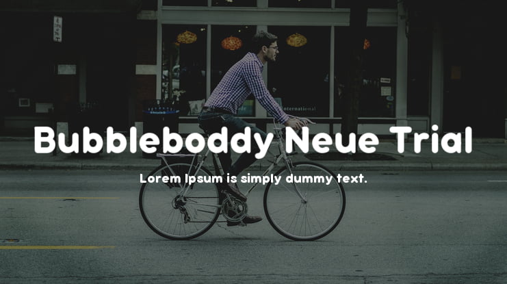 Bubbleboddy Neue Trial Font Family
