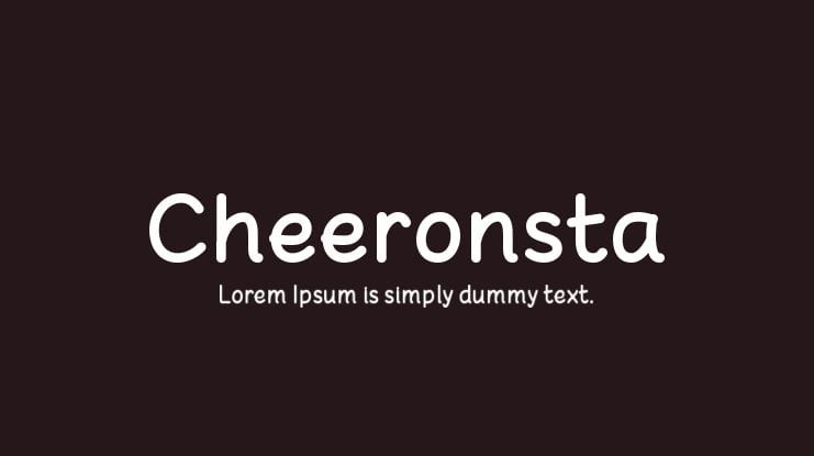 Cheeronsta Font Family