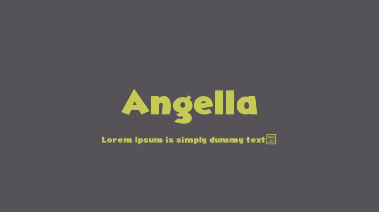 Angella Font Family
