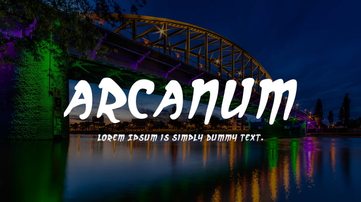 Arcanum Font Family