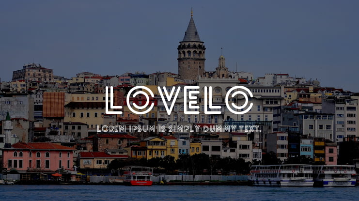 Lovelo Font Family