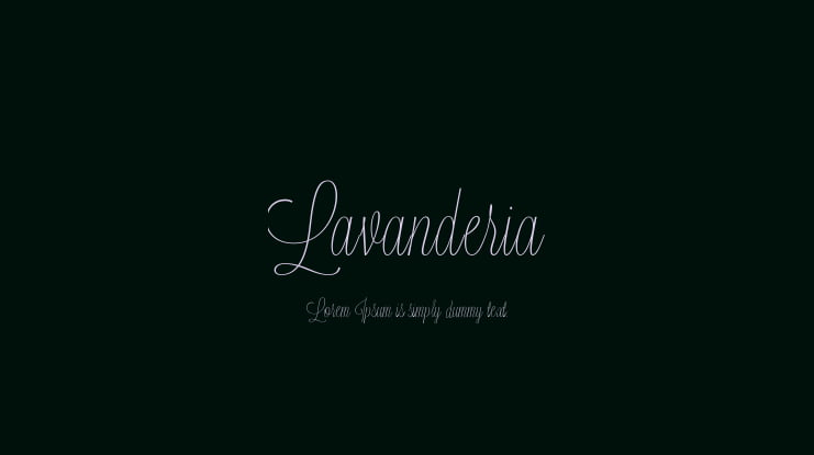 Lavanderia Font Family