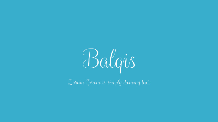 Balqis Font
