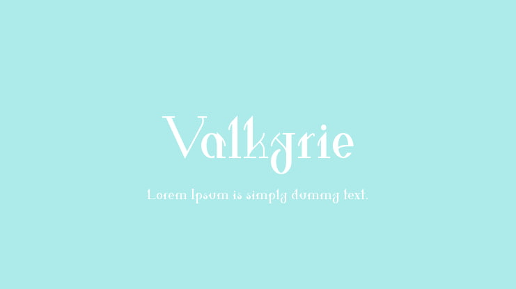 Valkyrie Font Family