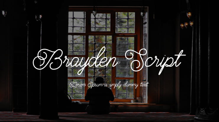 Brayden Script Font
