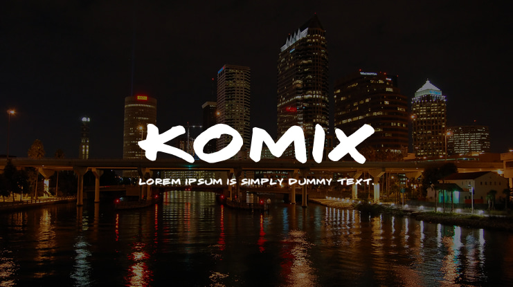 Komix Font