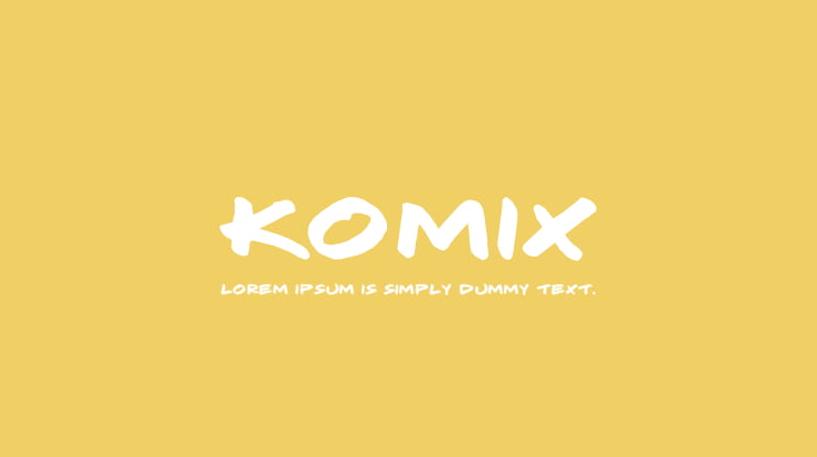 Komix Font