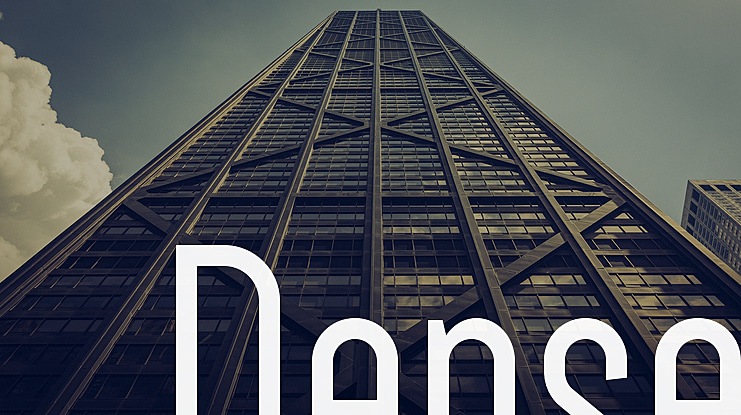 Dense Font
