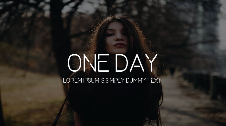 ONE DAY Font