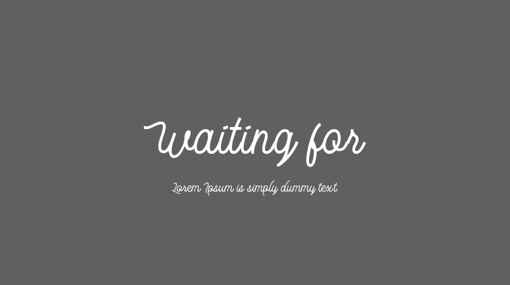 Waiting for Font