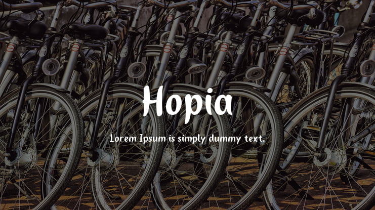Hopia Font