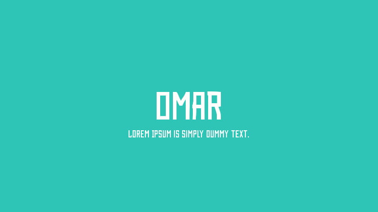 Omar Font Family