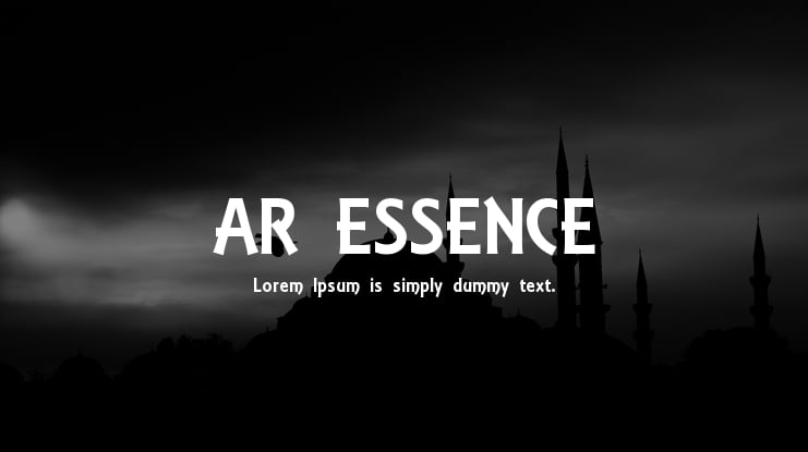 AR ESSENCE Font