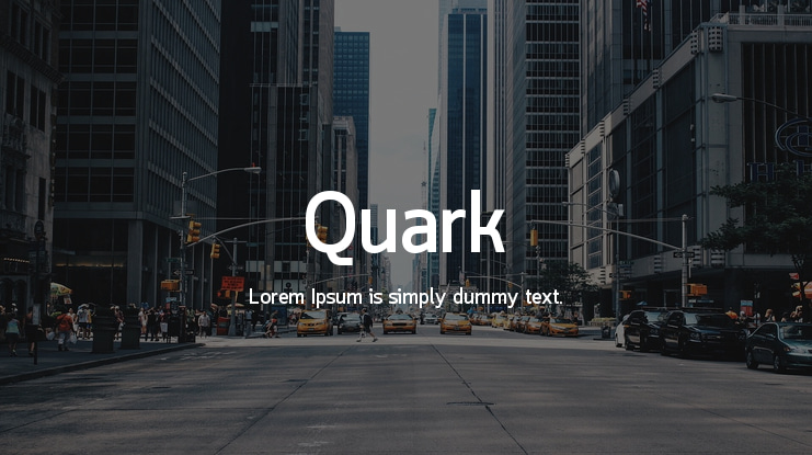 Quark Font Family