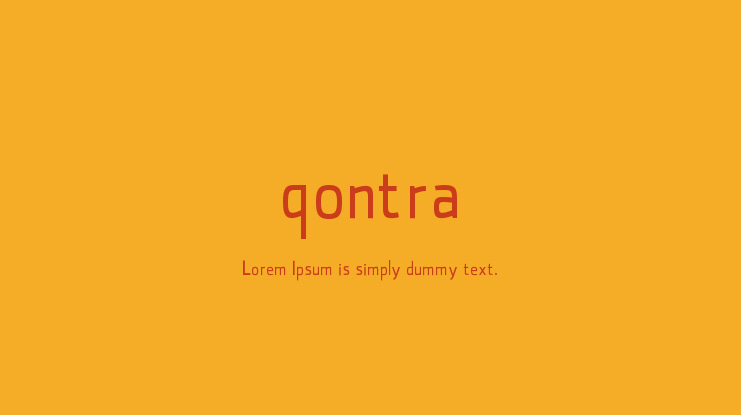 qontra Font
