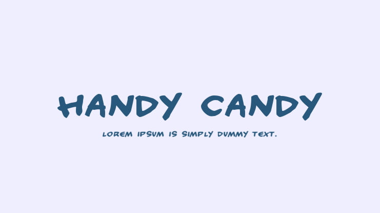 Handy Candy Font