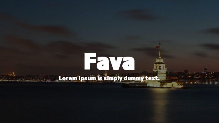 Fava Font