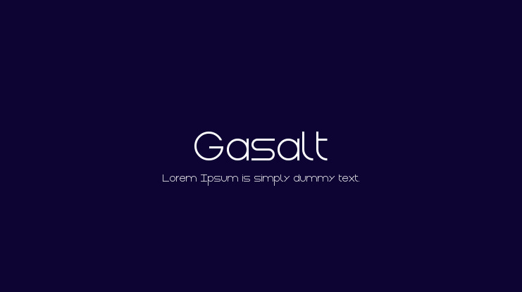 Gasalt Font Family