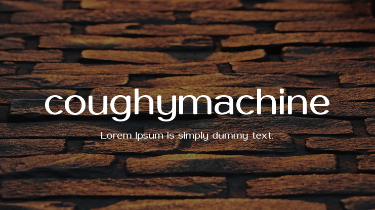 coughymachine Font