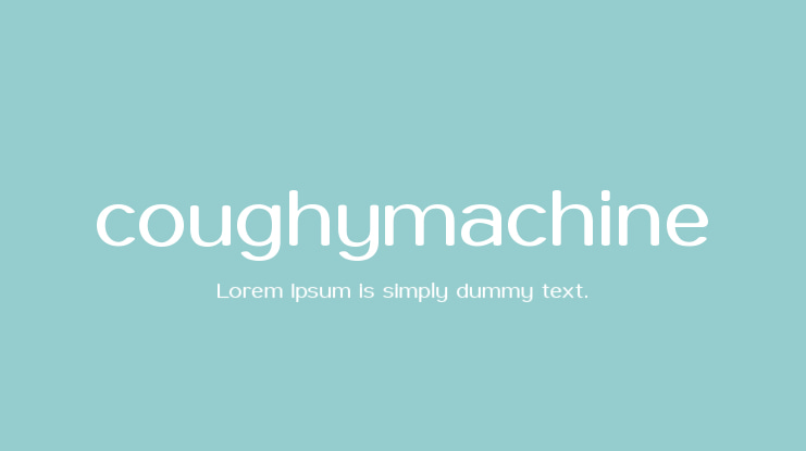 coughymachine Font