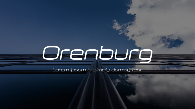 Orenburg Font Family